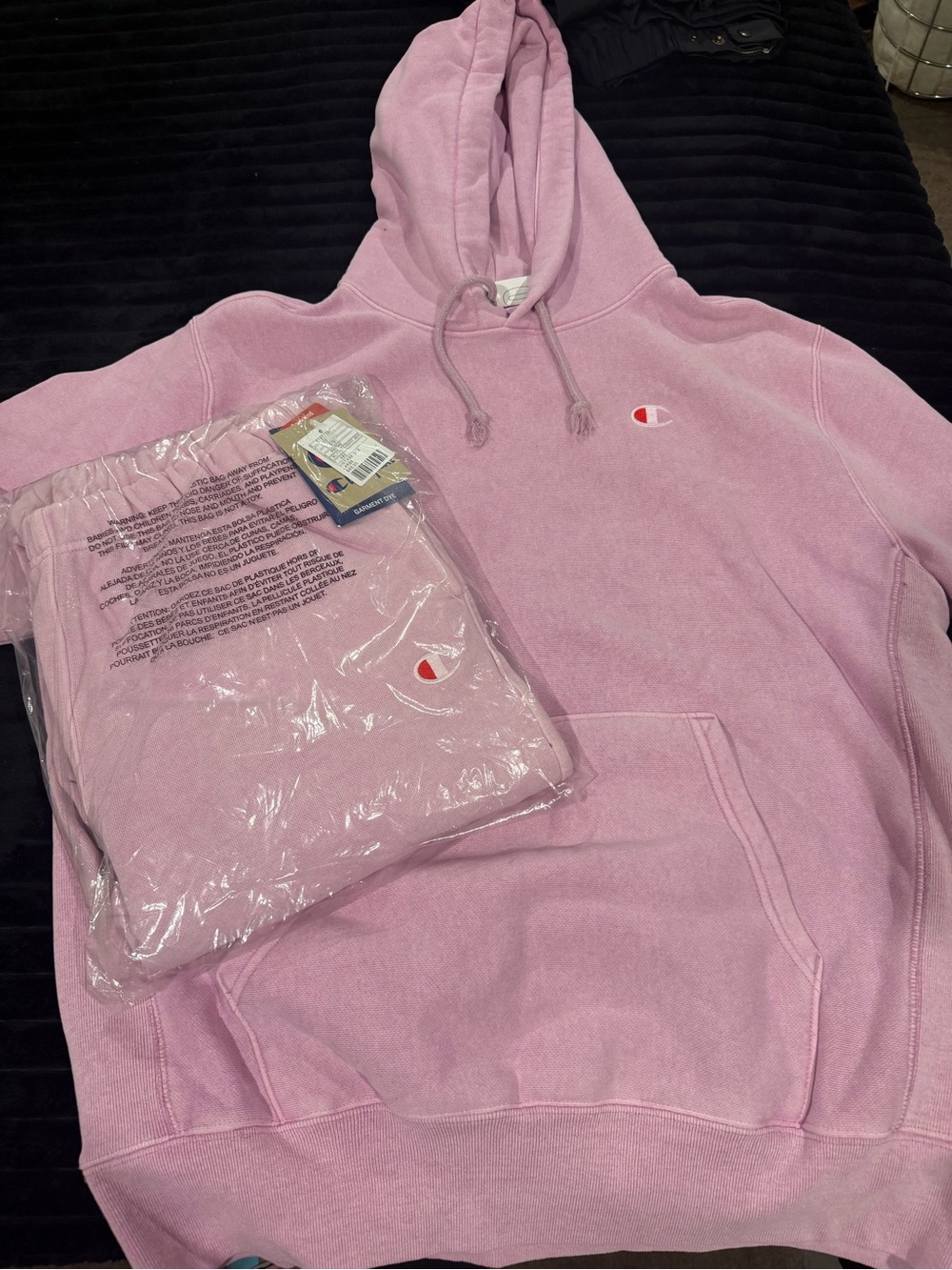 NWT Champion UO Pink Hoodie Sweatshirt & Jogger Set
